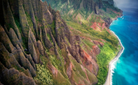 Kauai mountains Hawaii